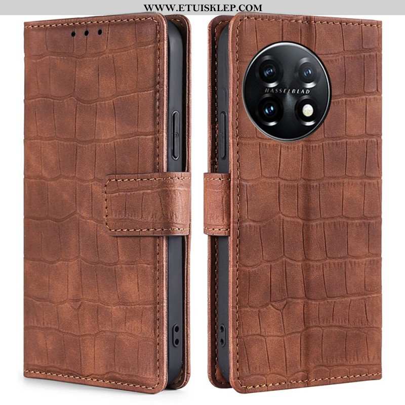 Etui Folio do OnePlus 11 5G Krokodyl